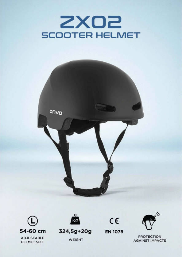 Onvo OVZX02 Koruyucu Kask / Scooter ve Motosiklet Helmet