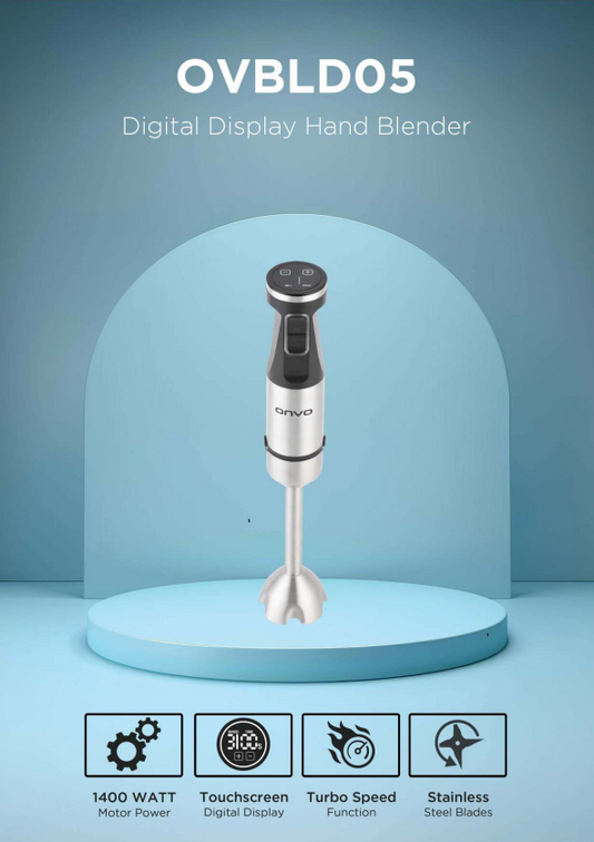Onvo OVBLD05 Dijital Çok Fonksiyonlu El Blenderı